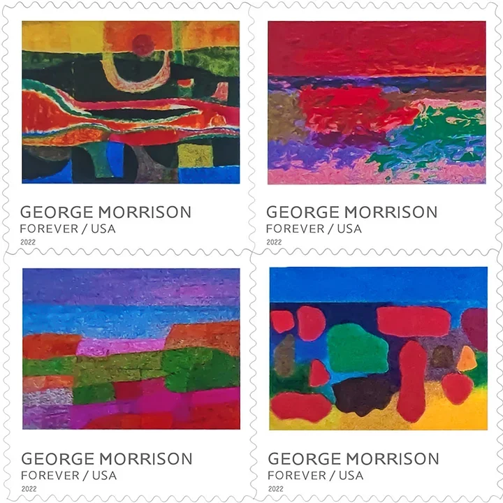 2022 George Morrison Stamps - Forever Stamps