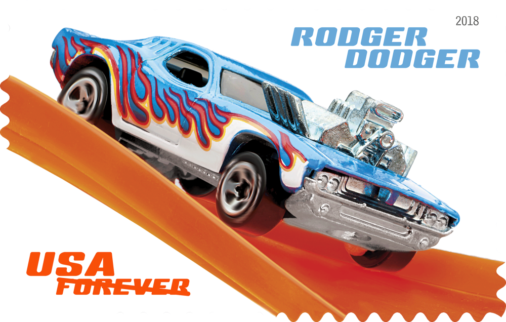 2018 Hot Wheels Stamps - Forever Stamps