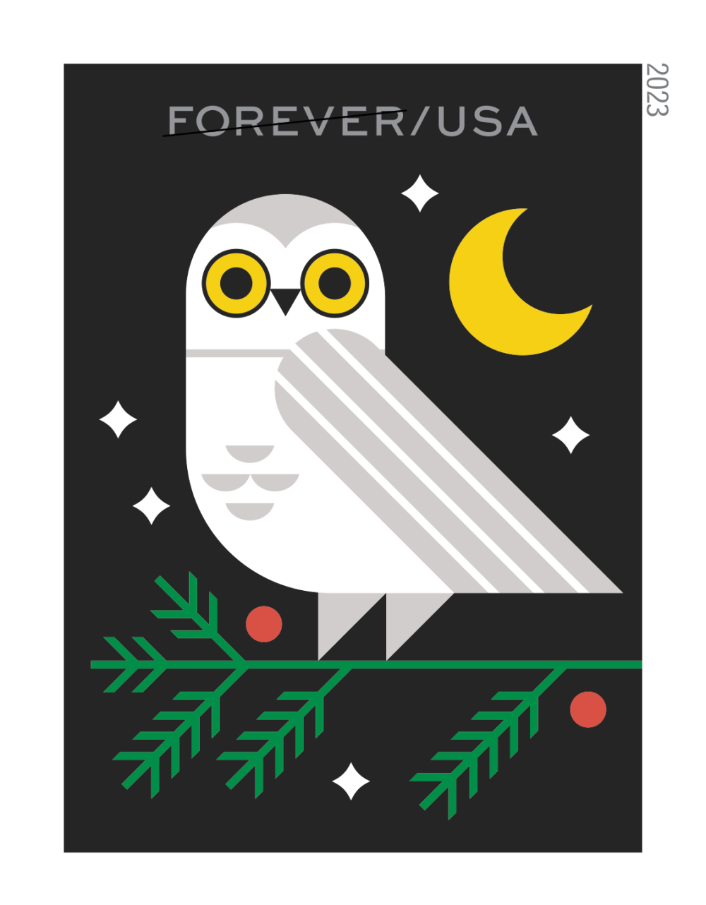 2023 Winter Woodland Animals Stamps - Forever Stamps