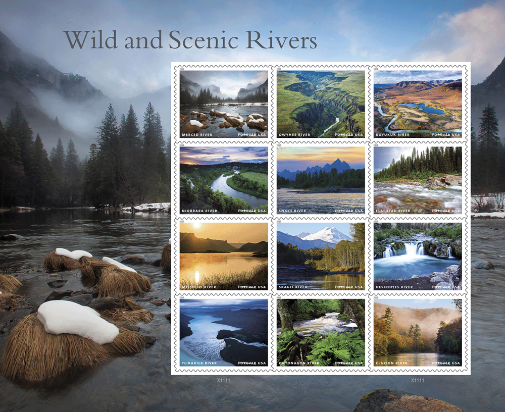 2019 Wild And Scenic Rivers Stamps - Forever Stamps