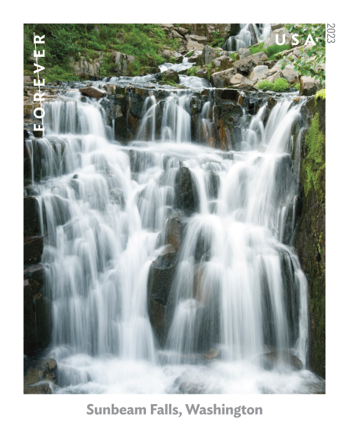 2023 Waterfalls Stamps 100 PCS - Forever Stamps