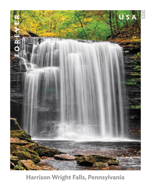 2023 Waterfalls Stamps 100 PCS - Forever Stamps