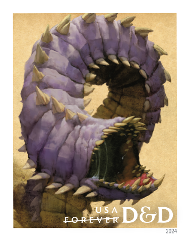 2024 Dungeons & Dragons Stamps - Forever Stamps